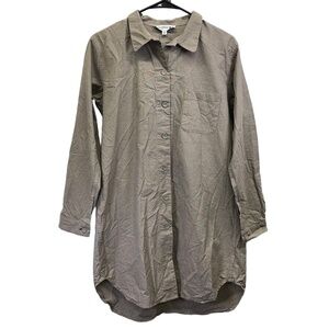 Ines De La Fressange Uniqlo Lagenlook Womens Button Down L/S Shirt Extra‎ Small